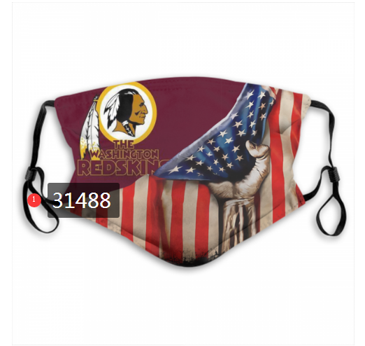 NFL 2020 Washington Redskins98 Dust mask with filter